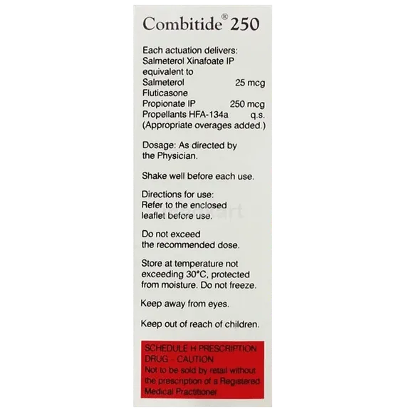 combitide 250mcg inhaler